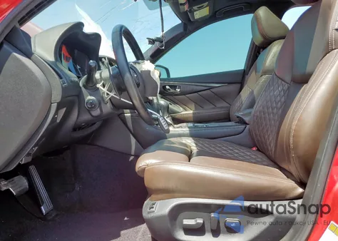 2017 Infiniti Q50 Red Sport 400 из США, поврежденный, VIN JN1FV7AP5HM850472